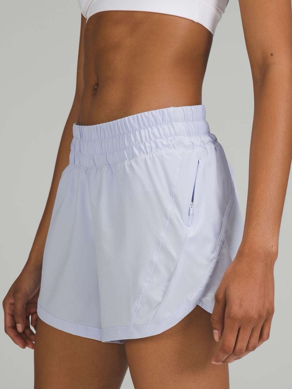 Lululemon light blue/lavender athletic shorts